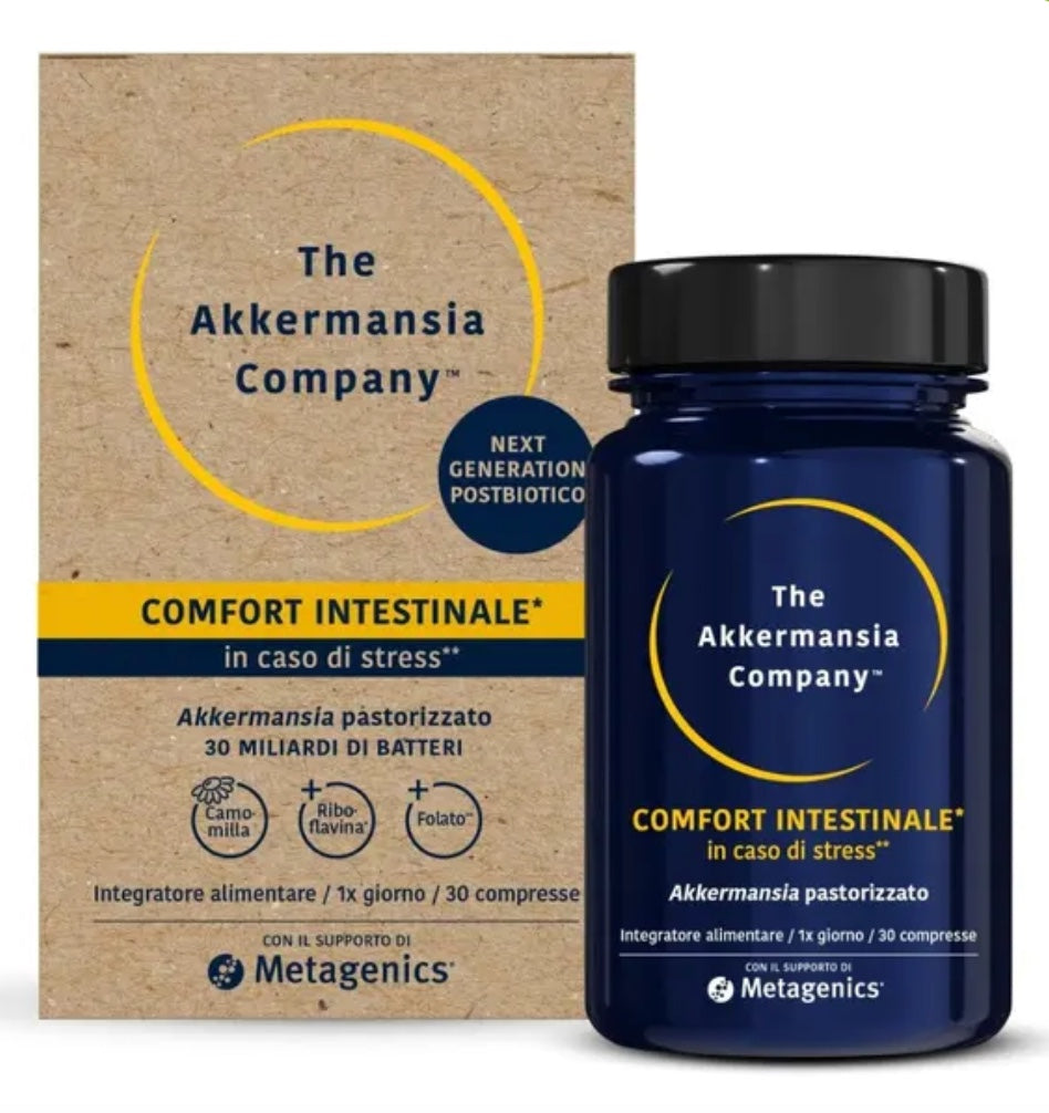 Akkermansia muciniphila ist ein symbiotisches Bakterium, das die Darmschleimhaut stabilisiert und stärkt. Enthält 30 Milliarden Akkermansia pro Tablette.