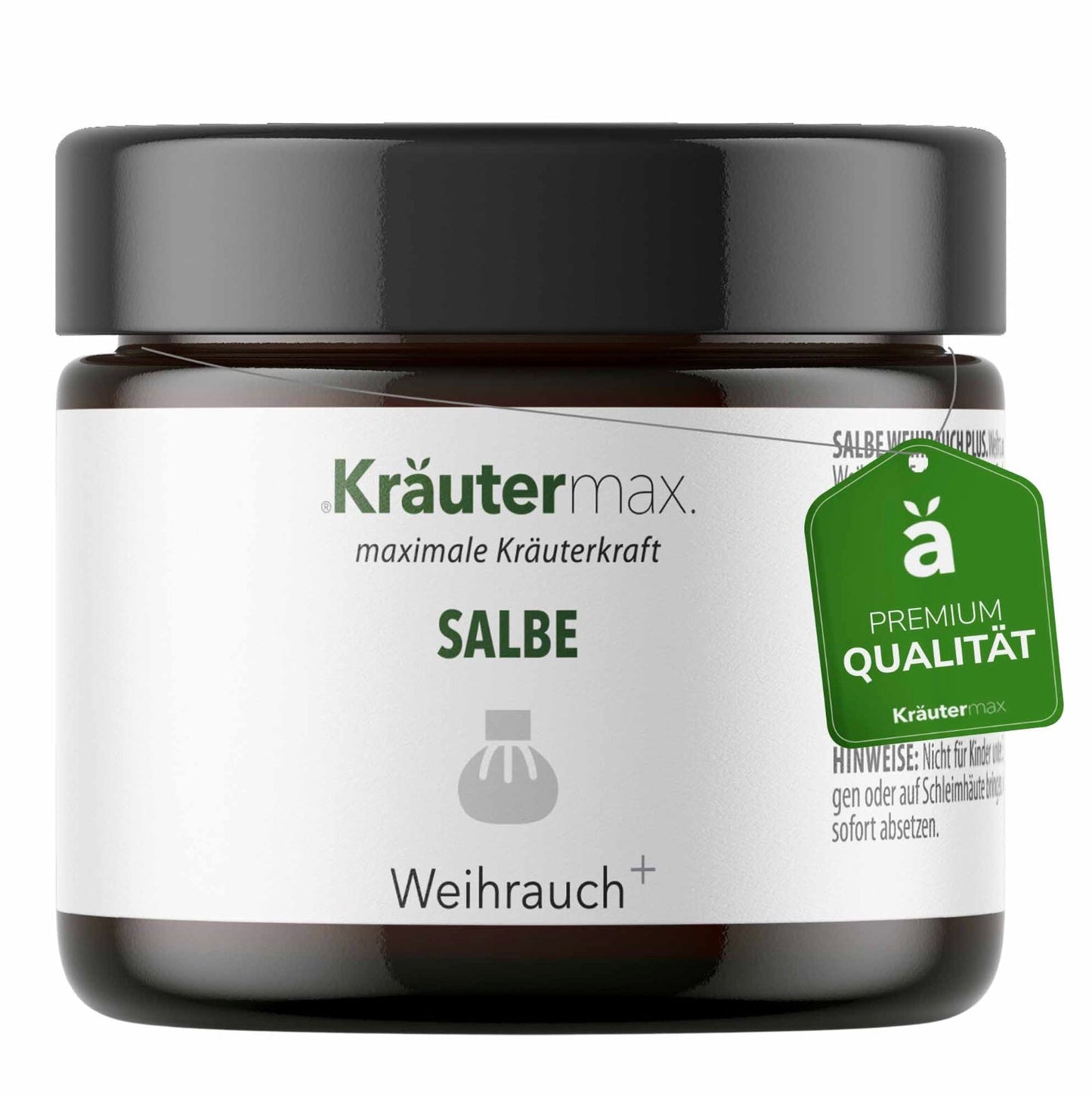Kräutermax Weihrauch Salbe - 100 ml Enthält natürliche Extrakte für schonende Pflege