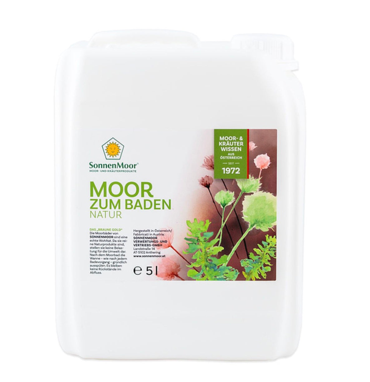 SonnenMoor Moor zum Baden Moorbad Natur für 20 Vollbäder