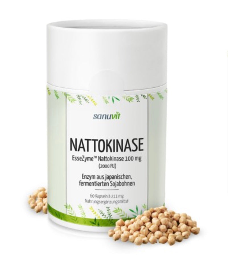 Nattokinase - Natto - EsseZyme™ hochrein - Aktivität 20000FU/g - veganNahrungsergänzungsmittel
Nattokinase ist eine einzigartige Substanz, die aus der traditionellen japanischen Speise Natto gewonnen wird. Die Küche wird oft als vorbi