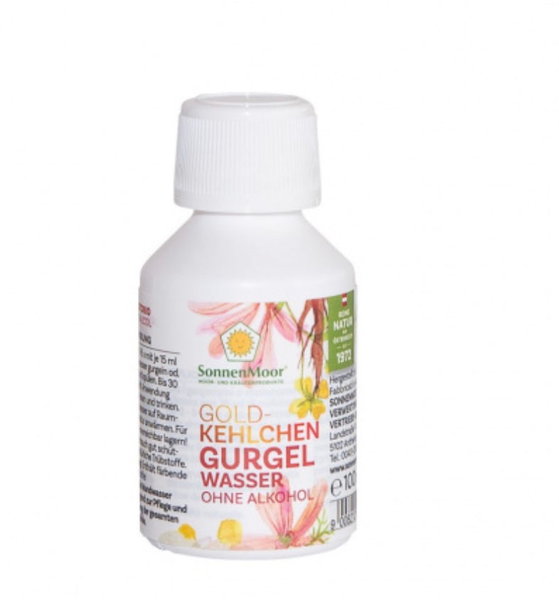 SonnenMoor Kräuter Gurgelwasser: Natürlich ohne Alkohol, ideal für Kinder, Schwangere und Alkoholunverträgliche. Unterstützt Hals, Rachen und Mundraum schonend.