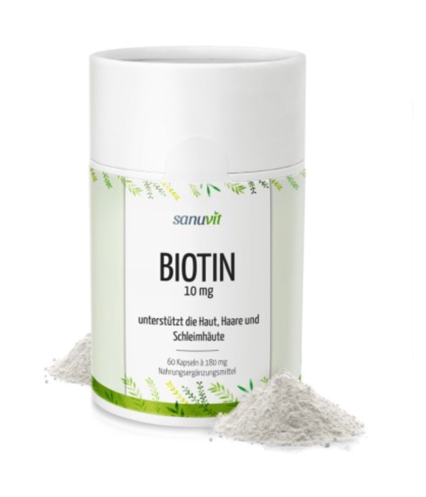 Biotin 5 mg - Haut, Haare & Schleimhäute - 90 Kapseln