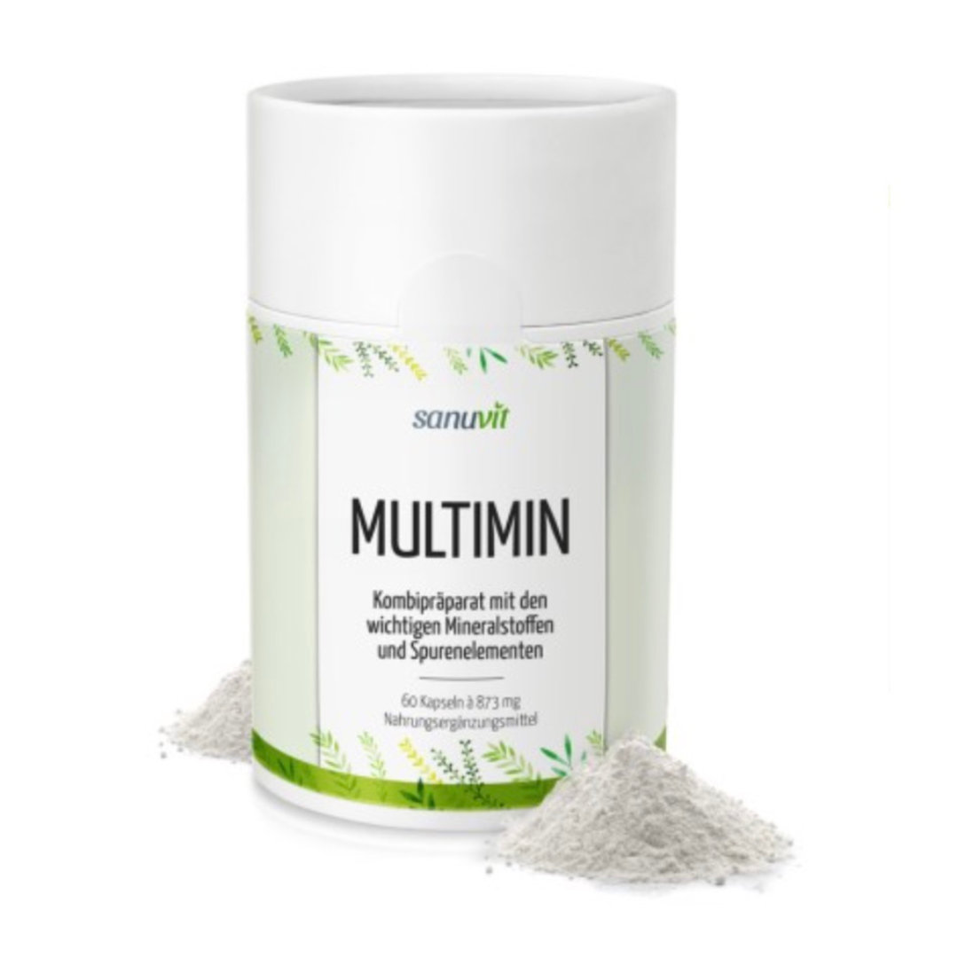 Multimin Mineralstoff-und Spurenelement-Komplex + Zink 5 mg - 60 Kapseln