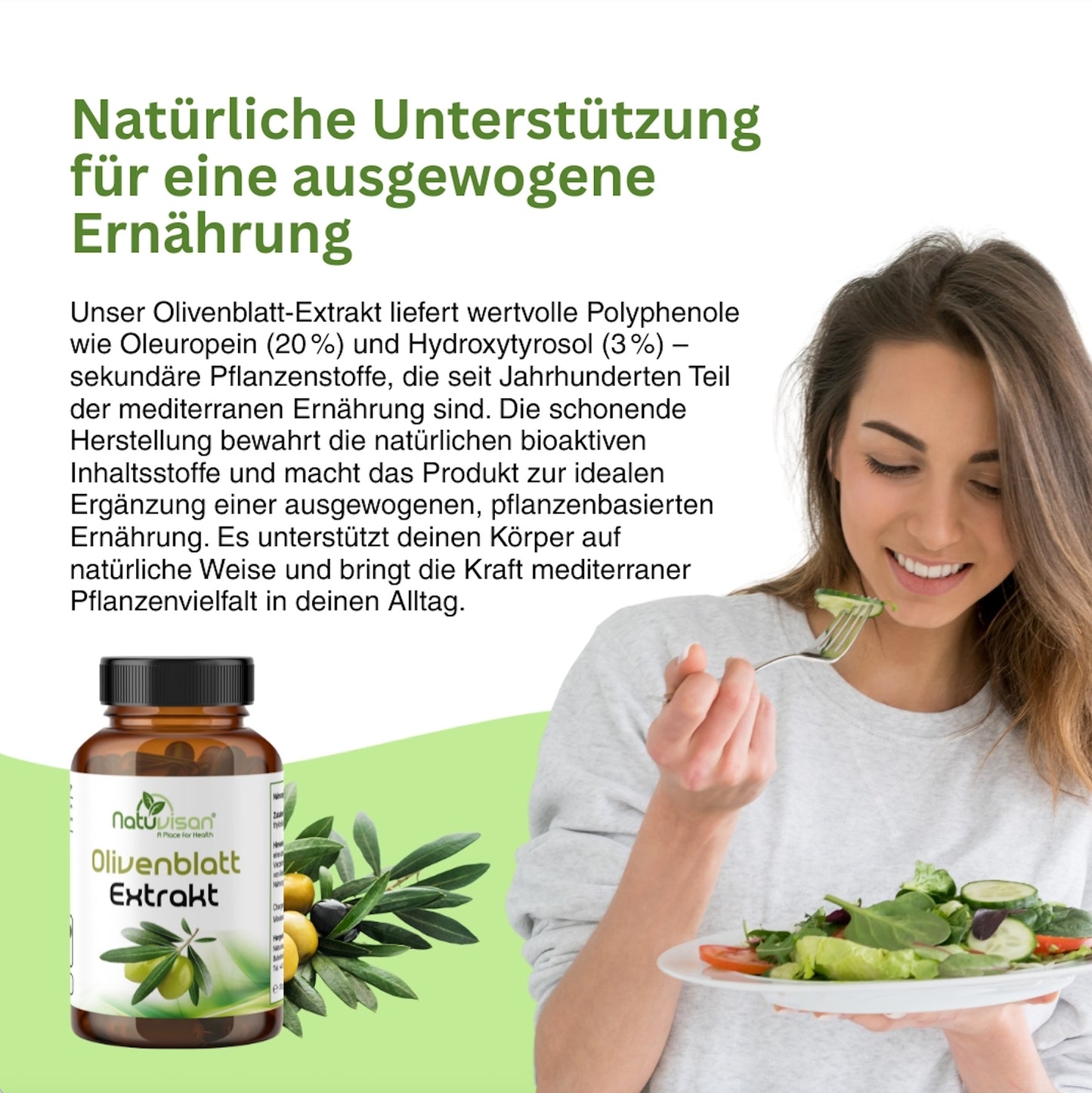 Pflanzenextrakt aus schonender Verarbeitung – vielseitig einsetzbar für eine ausgewogene, mediterran inspirierte Ernährung.