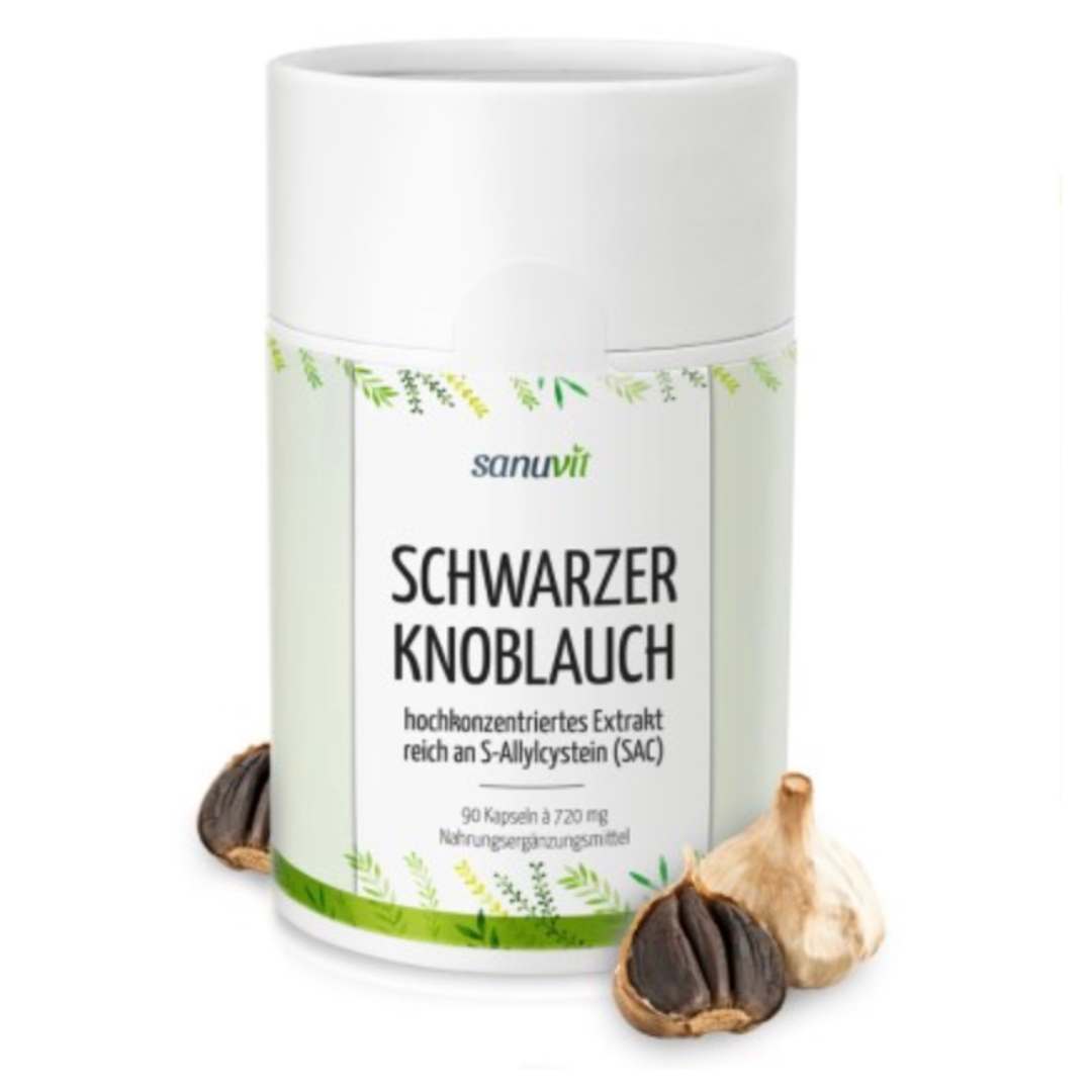 Schwarzer Knoblauch Extrakt fermentiert 600 mg - 90 Kapseln