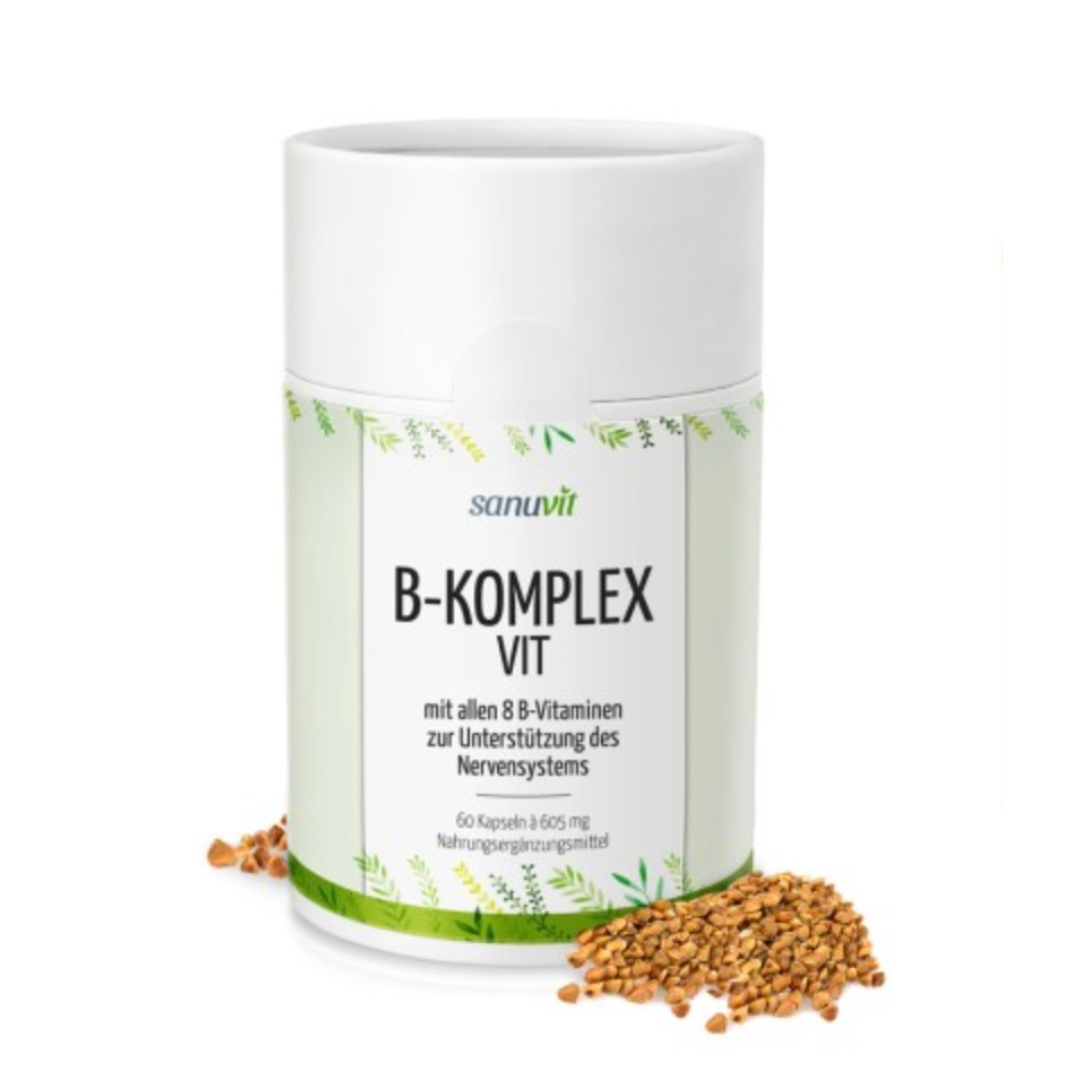 Vitamin B Komplex: Rein pflanzlich und bioaktiv mit allen 8 B-Vitaminen. Unterstützt Energieproduktion, Nervensystem & mehr. 60 Kapseln für Ihre Gesundheit.