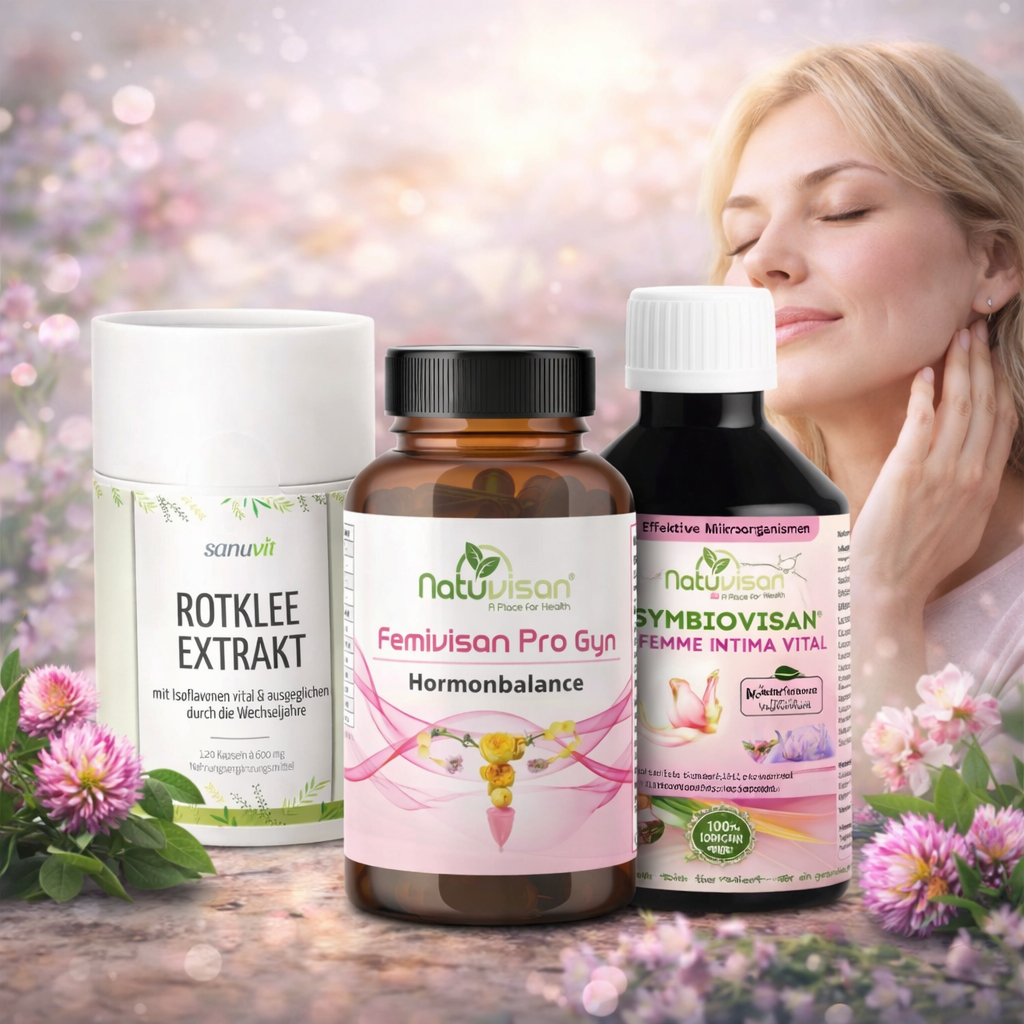 Mensch in harmonischer Balance als Symbol für hormonelle Regulation und Wohlbefinden