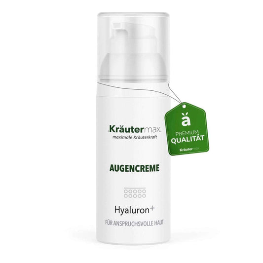 Kräutermax Hyaluron Augencreme mit Parakresse & Edelweiss - 15 ml.
