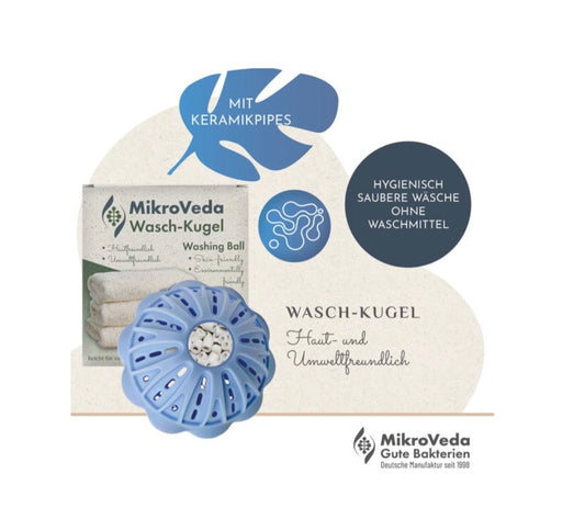 MikroVeda Waschkugel mit Mikroorganismen - KeramikChemiefrei und umweltfreundlich Waschen


MikroVeda Waschkugel mit MikroVeda Keramik-Pipes







Hygienisch saubere Wäsche ohne chemische Waschmittel - und ganz neb