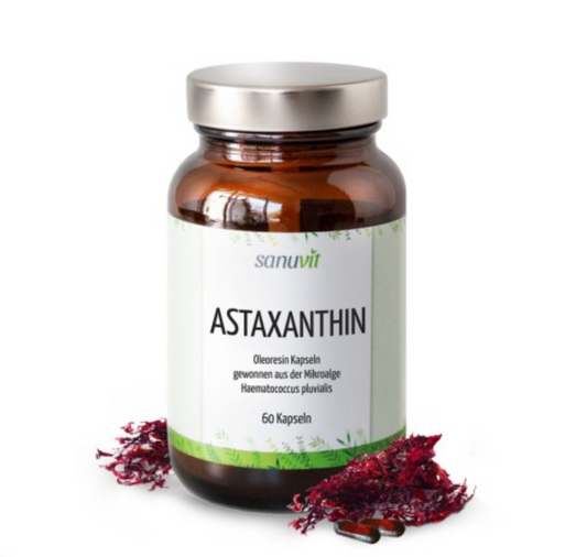 Sanuvit Astaxanthin 8 mg – Hochwertiges Carotinoid - 60Kapseln