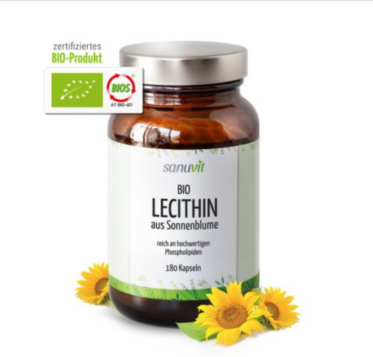 Sanuvit Sonnenblumenlecithin BIO Lecithin  - 180 Kapseln