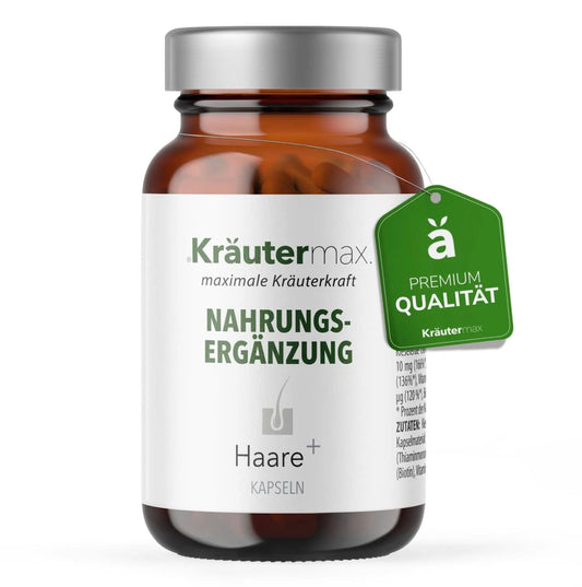 Kräutermax Haare PLUS Haarvitalkomplex Haare & Nägel - 60 KapselnKräutermax Haare