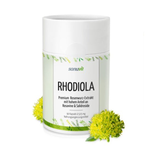 Sanuvit Rhodiola Rosenwurz-Extrakt - 90 Kapseln