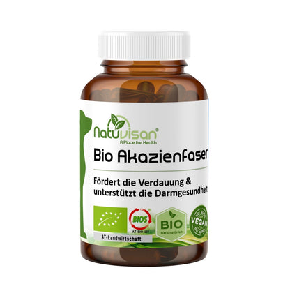 BIO AKAZIENFASER Pulver Tiere: Unterstützt die Verdauung Ihrer Haustiere mit natürlichem Präbiotikum. Zertifiziert, vegan und frei von Zusatzstoffen - ideal für Katzen und Hunde.