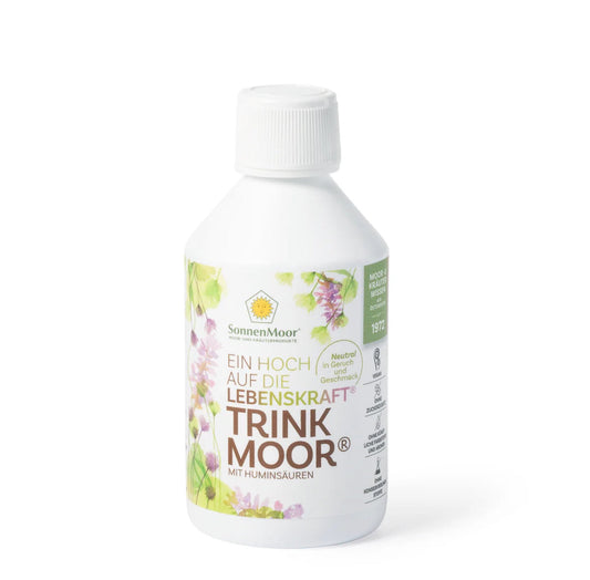 SonnenMoor Trinkmoor® mit Huminsäuren - 250 ml✓ Magen, Darm, Säure-Basen-Haushalt, Immunsystem✓ Kombination aus über 350 verschiedenen Kräutern✓ Fördert das allgemeine Wohlbefinden✓ Für eine ausgeglichene Darmfl