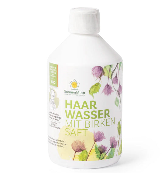 SonnenMoor Haarwasser ist ein mildes Pflegemittel für Haare und Kopfhaut. Enthält Birkensaft und Moorwasser, ideal für die tägliche Haarpflege und Vitalisierung.
