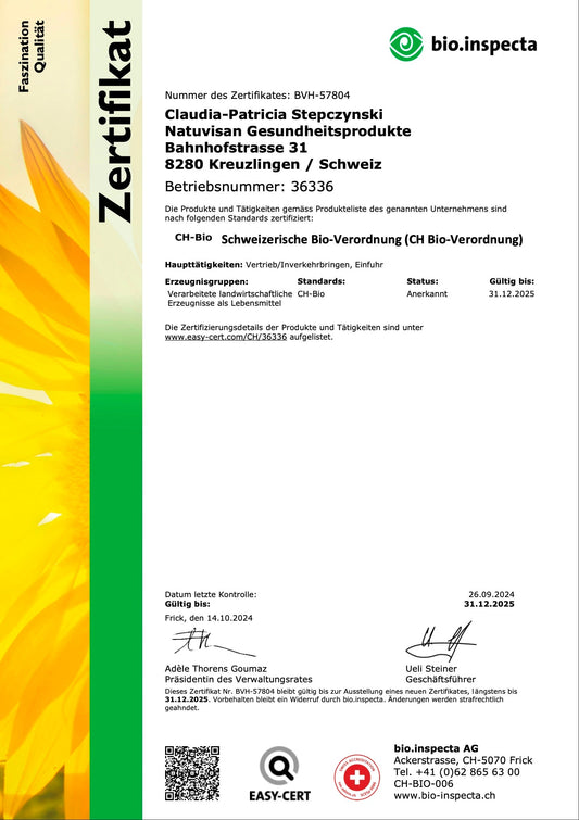 BIO AKAZIENFASER Pulver Tiere: Unterstützt die Verdauung Ihrer Haustiere mit natürlichem Präbiotikum. Zertifiziert, vegan und frei von Zusatzstoffen - ideal für Katzen und Hunde.