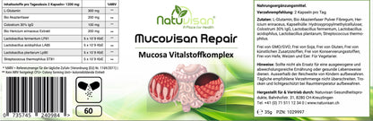 MUCOVISAN  REPAIR Mucosa Vitalstoffkomplex - 60 Kapseln