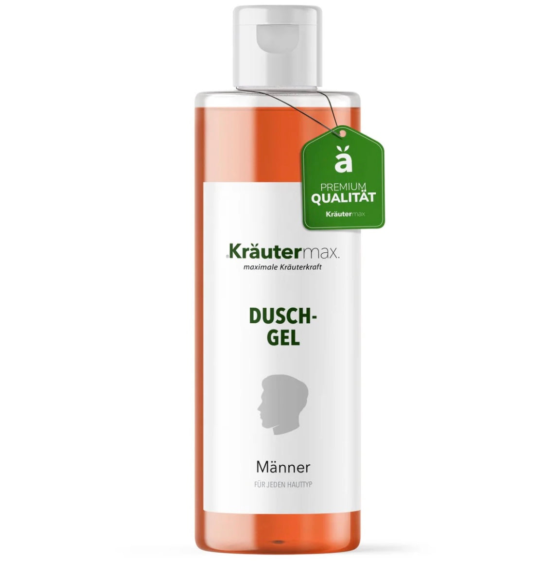 Duschgel Männer von Kräutermax – 2-in-1 Duschgel und Shampoo mit Zitronenöl, Aloe Vera, Brennnesselextrakt, Weizenextrakt und Meersalz. Erfrischt, spendet Feuchtigkeit und reinigt Haut und Haar sanft – ideal für die tägliche Männerpflege.