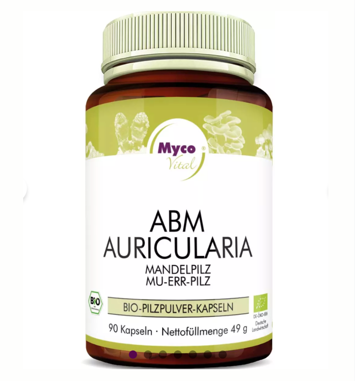 ABM–Mu-Err Bio-Vitalpilzpulver-Kapseln mit Agaricus blazei murill und Mu-Err-Pilz aus kontrolliert biologischem Anbau
