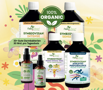 Symbiovisan® Bio INTENSE - Mikrobiom & Leber Elixier – Für gestresste Bäuche 500 ml