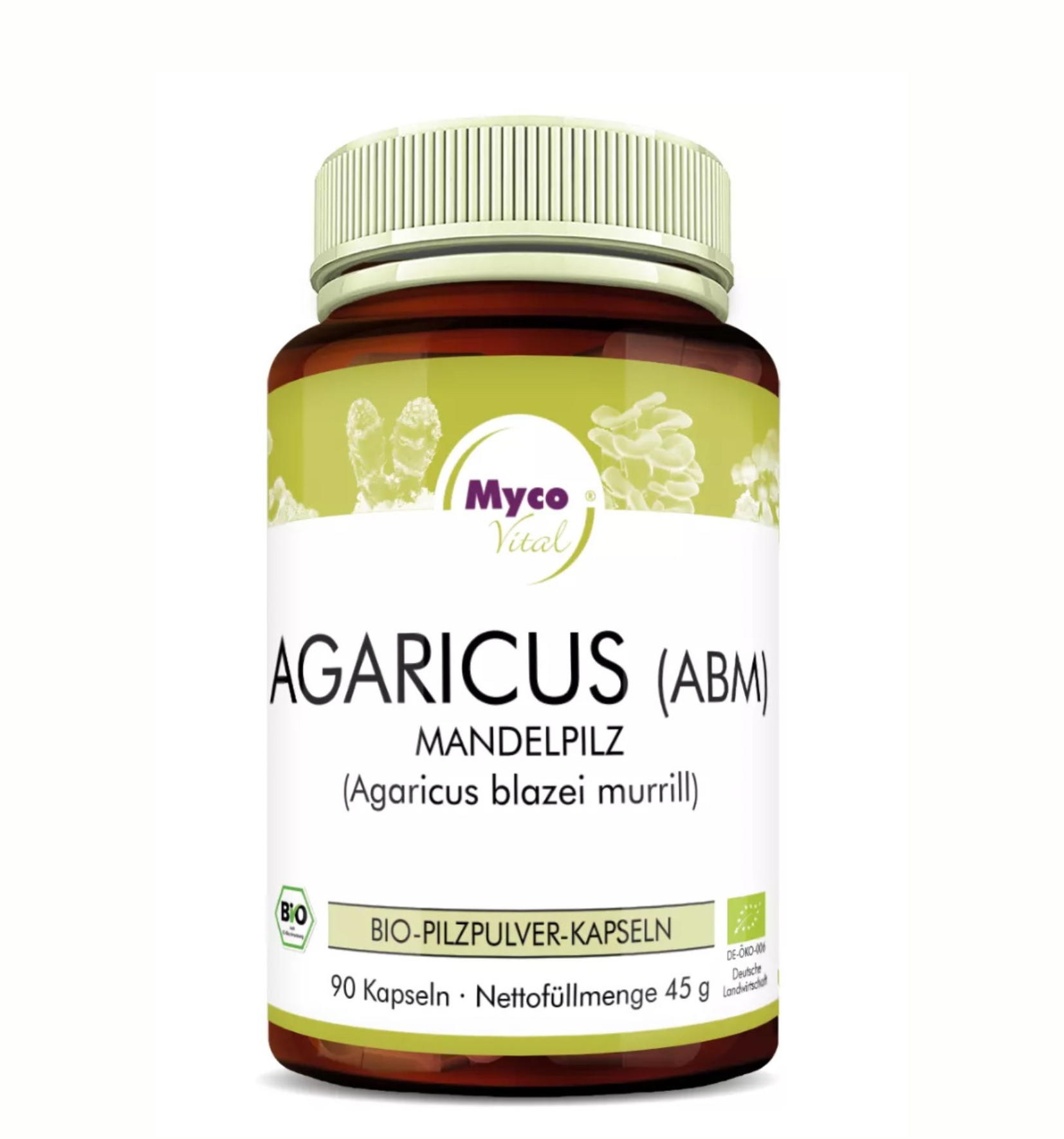 Natuvisan Myco Vital BIO Vitalpilz Agaricus Blazei Murrill Mandelpilz (ABM)- 90 Kapseln