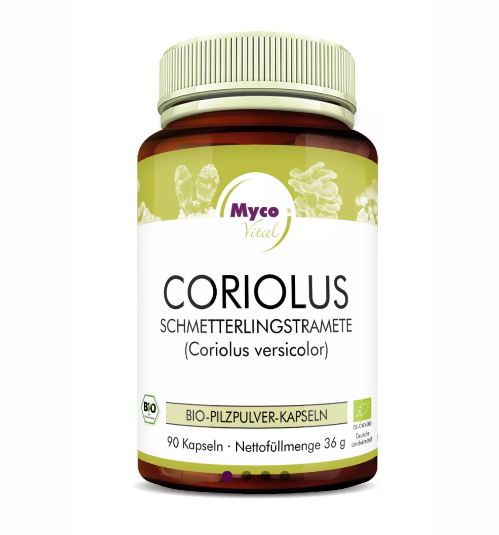 Natuvisan Myco Vital Vitalpilze Coriolus 90 Kapseln