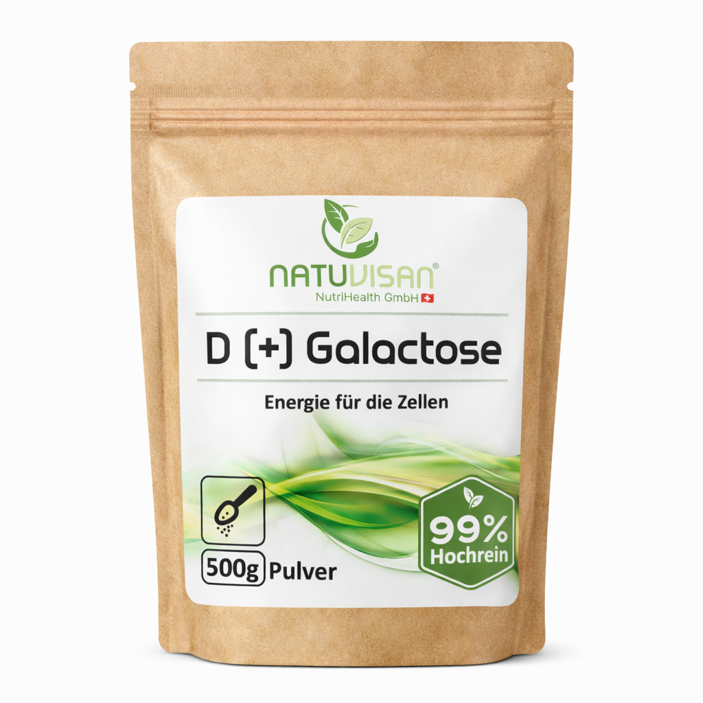 Hochreine D-Galaktose in pharmazeutischer Qualität – natürlicher Monosaccharid-Rohstoff zur gezielten Unterstützung von Energieproduktion, Zellstoffwechsel und neurologischer Funktion.
