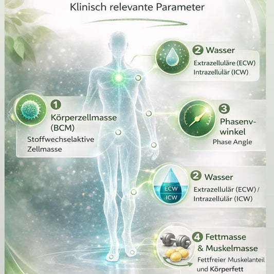 Bioelektrische Impedanzanalyse mit InBody 580 zur wissenschaftlichen Analyse der Körperzusammensetzung