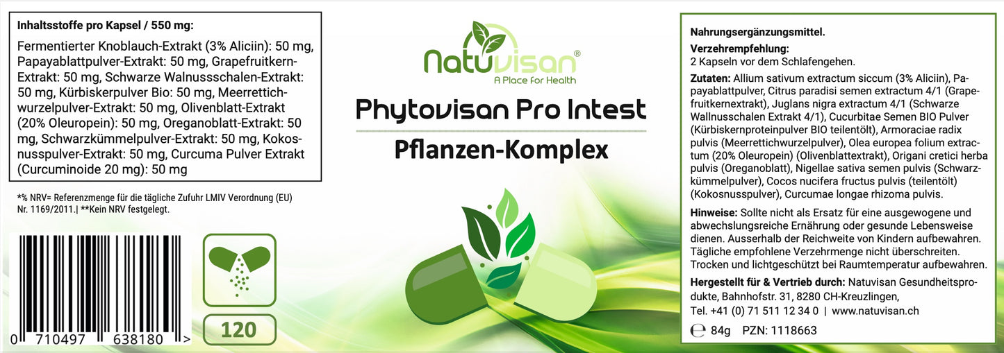 Visualisierung der synergistischen Wirkung sekundärer Pflanzenstoffe – zeigt bioaktive Verbindungen wie Allicin, Papain, Oleuropein und Curcuminoide aus Kräutern, die gemeinsam antioxidative und verdauungsunterstützende Prozesse fördern.
