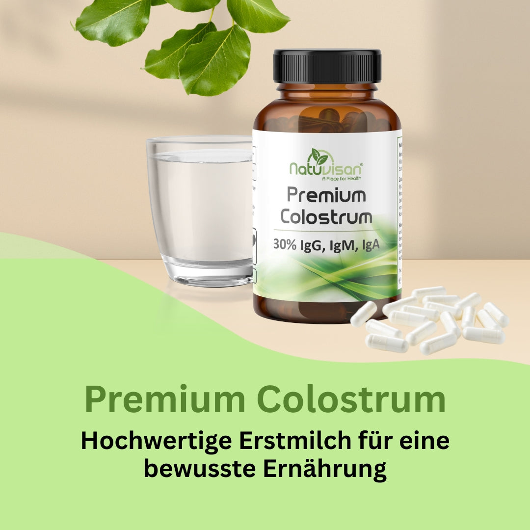 Natuvisan Premium Colostrum Pulver mit 30 % IgG – hochkonzentrierte Erstmilch-Qualität für ernährungsphysiologische Unterstützung aus kontrollierter Herkunft