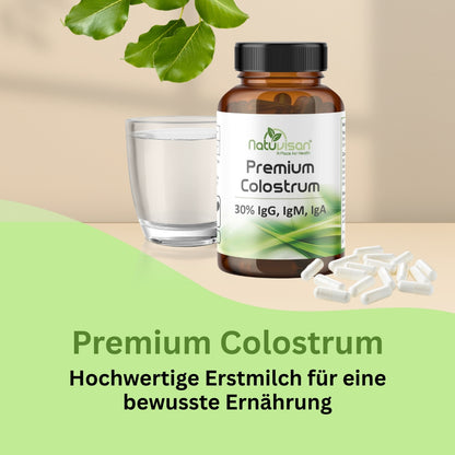 Natuvisan Premium Colostrum Pulver mit 30 % IgG – hochkonzentrierte Erstmilch-Qualität für ernährungsphysiologische Unterstützung aus kontrollierter Herkunft