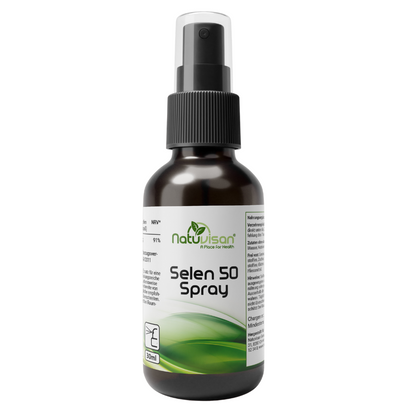 SELEN 50 -  Antioxidans & Enzymaktivator - vegan - 30 ml Spray