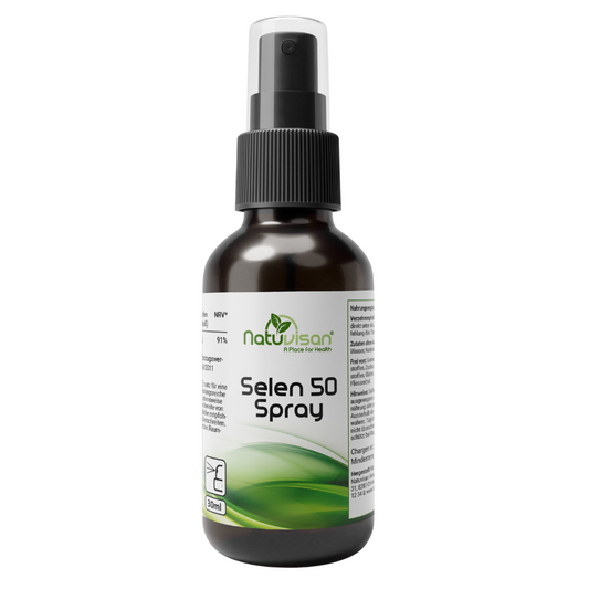SELEN 50 -  Antioxidans & Enzymaktivator - vegan - 30 ml Spray