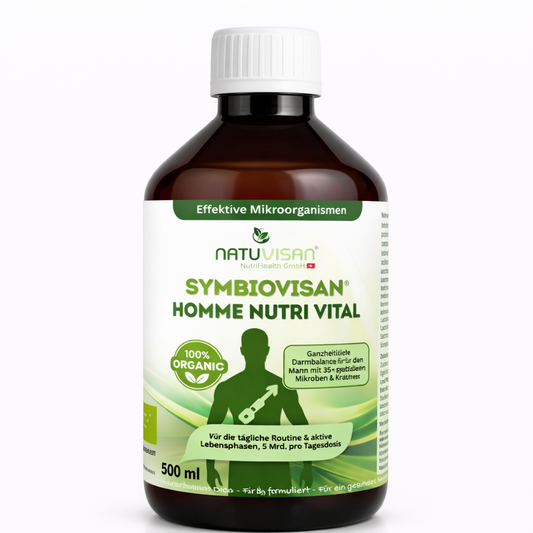 Symbiovisan Homme Nutri Vital – fermentiertes Pflanzen- und Mikroorganismenprodukt für männliche Darmbalance und Vitalität

