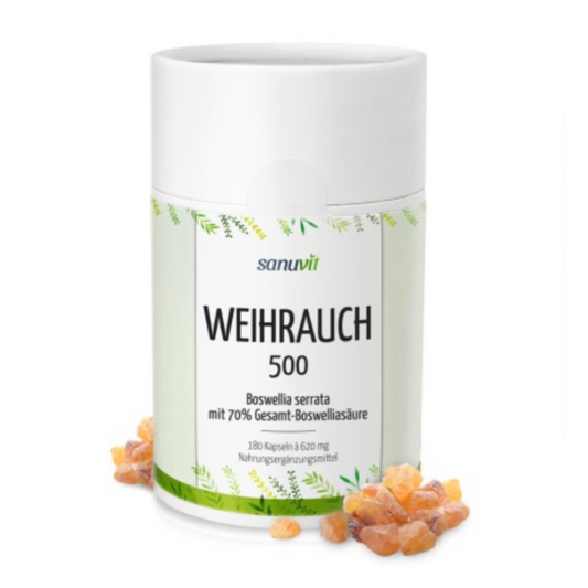 Weihrauch Boswellia serrata Extrakt Boswellin® 500 g- 180 Kapseln