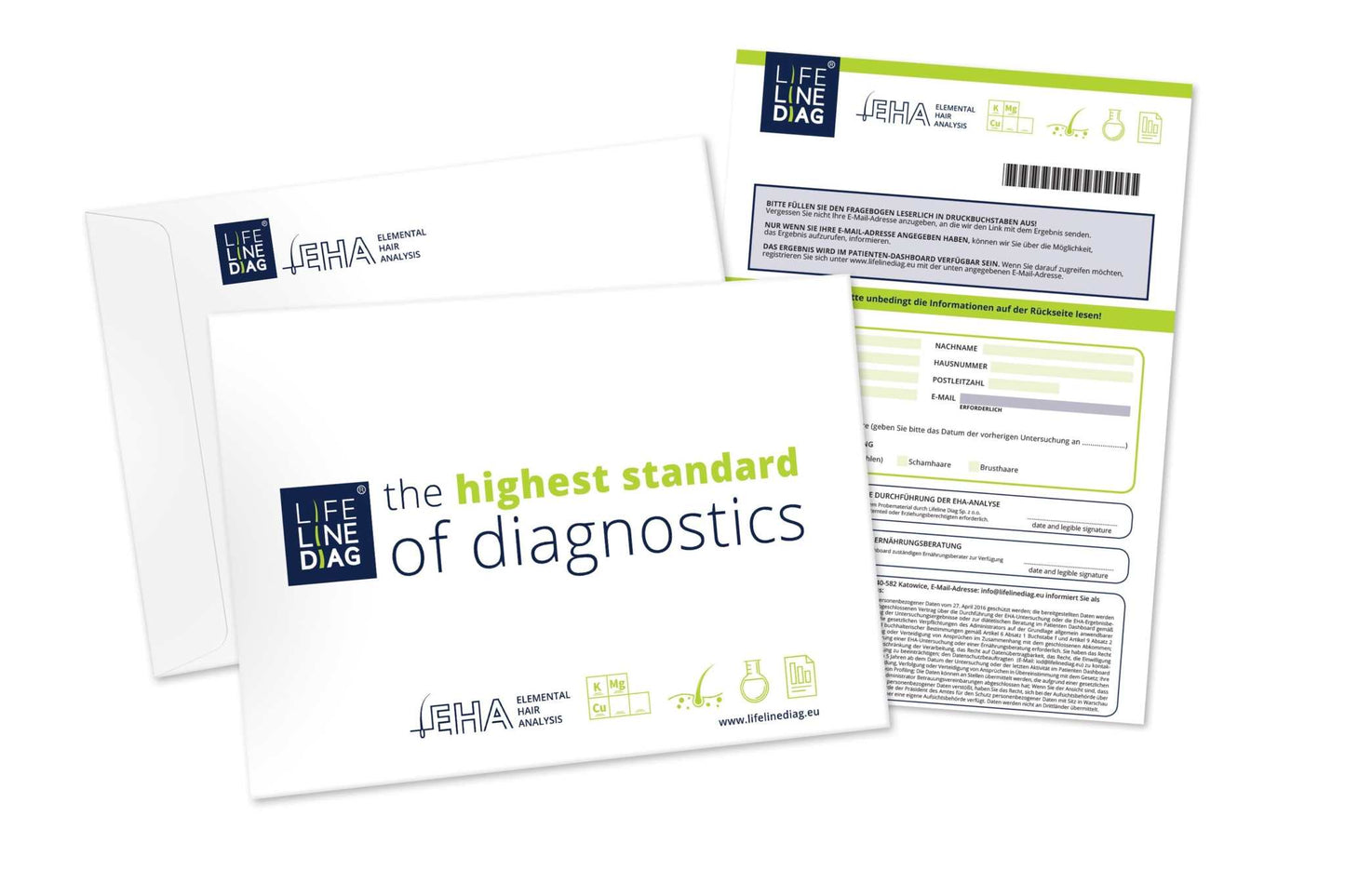 Erfahren Sie mit der EHA Haarelementaranalyse mehr über Ihren Körper. Analysieren Sie 45 Parameter und erhalten Sie wertvolle Gesundheitsinformationen.