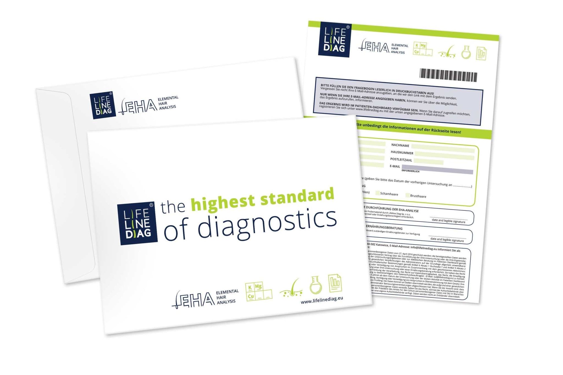Erfahren Sie mit der EHA Haarelementaranalyse mehr über Ihren Körper. Analysieren Sie 45 Parameter und erhalten Sie wertvolle Gesundheitsinformationen.