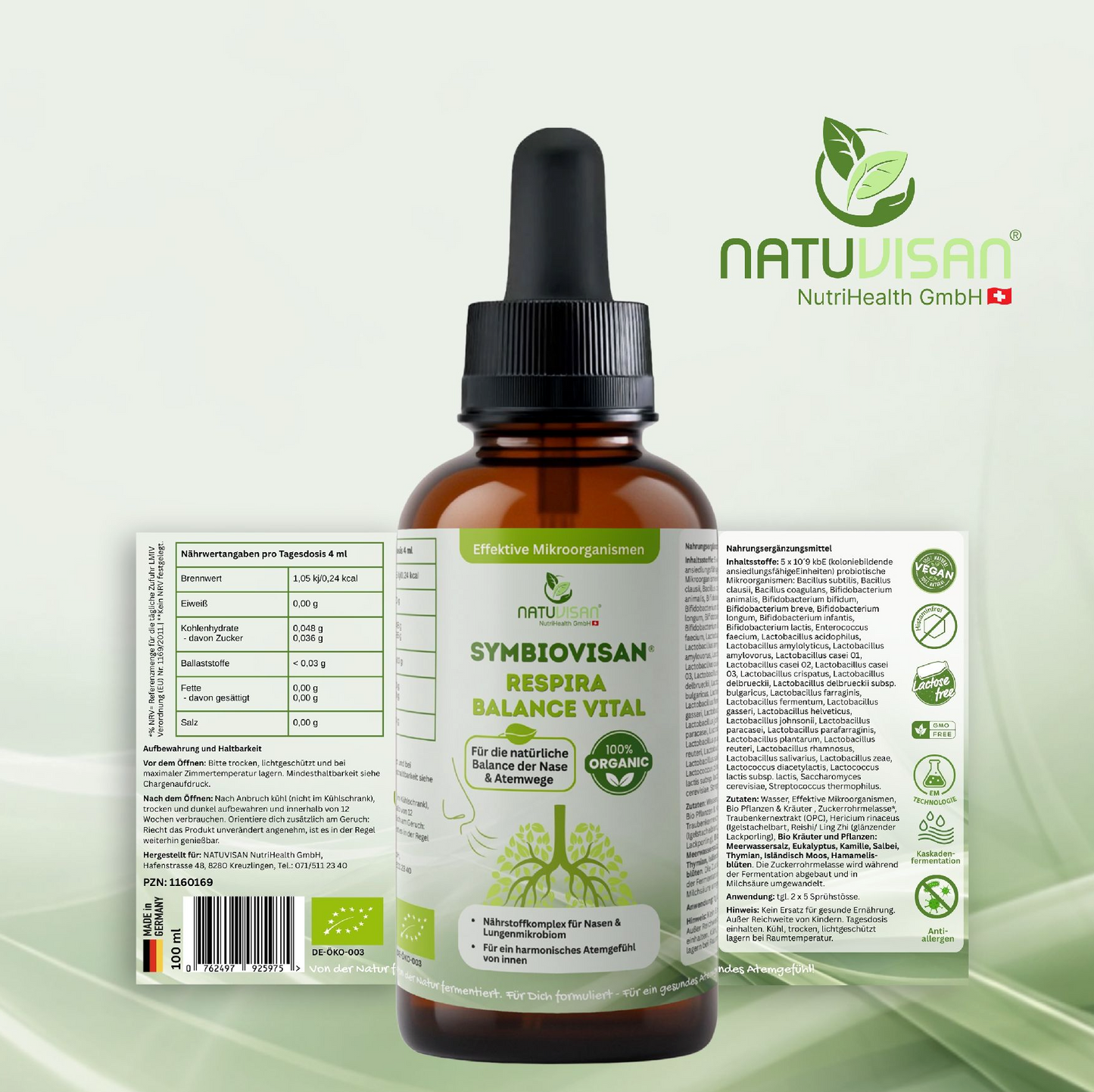 Respira Balance Atemwegsformel mit Eukalyptus, Thymian, Vitalpilzen und OPC
