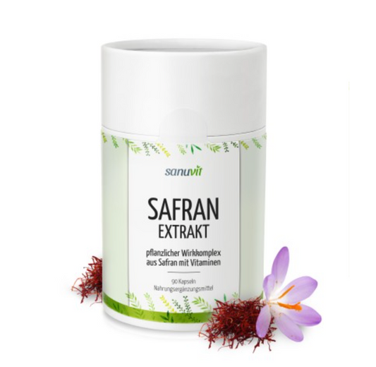 Kapseln mit Safran-, Lavendel- und Passionsblumen-Extrakt zur Unterstützung der normalen Nervenfunktion