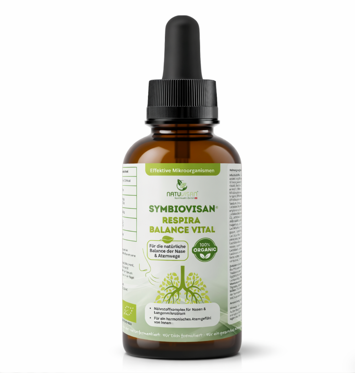 SYMBIOVISAN Respira Balance mit fermentierten Bio-Kräutern für Nase und Atemwege